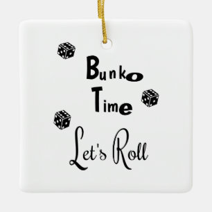 De Cerâmica Ornamento Personalizado do Horário Bunko
