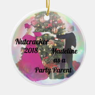De Cerâmica Ornamento personalizado do Nutcracker - pai do