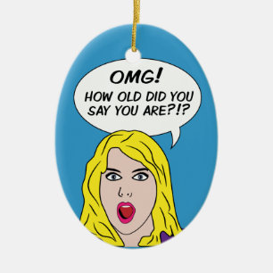 De Cerâmica Ornamento personalizado do RETRO HISTÓRIA EM QUADR