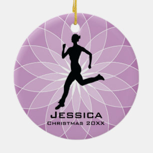 De Cerâmica Ornamento Personalizado do Runner