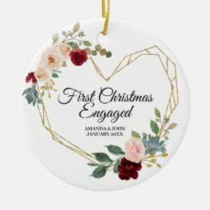 De Cerâmica Ornamento Personalizado Envolvido no Primeiro Nata