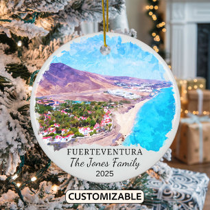 De Cerâmica Ornamento Personalizado Fuerteventura, Espanha