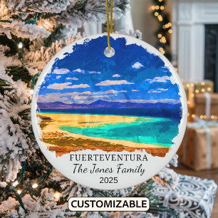De Cerâmica Ornamento Personalizado Fuerteventura, Espanha