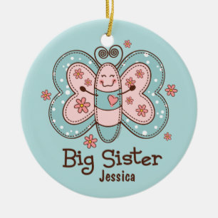 De Cerâmica Ornamento personalizado irmã mais velha da