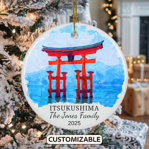 De Cerâmica Ornamento Personalizado Itsukushima, Japão