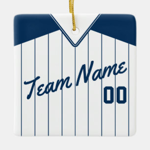 De Cerâmica Ornamento personalizado jérsei do softball do