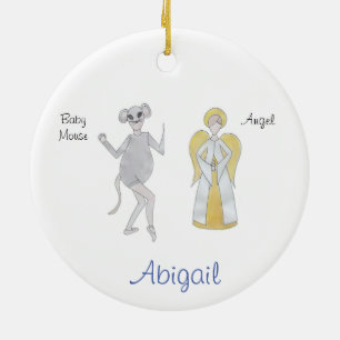 De Cerâmica Ornamento Personalizado para Ashley B. #2