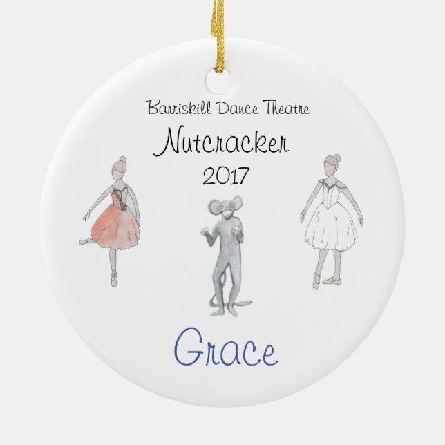 De Cerâmica Ornamento Personalizado para Kate M. #2 (Traseira)