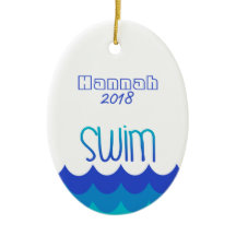 Ornamento Personalizado para o nadador