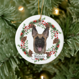 De Cerâmica Ornamento Pet Personalizado por Cães Malinois Belg