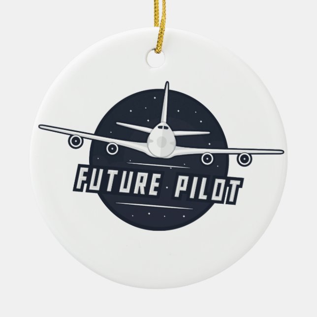 De Cerâmica Ornamento piloto futuro (Frente)