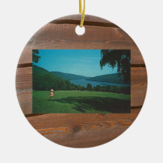 De Cerâmica Ornamento Pond Panorama Squantz