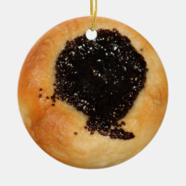 De Cerâmica Ornamento PoppySeed Kolache