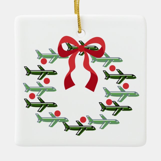 De Cerâmica Ornamento por Fora e Para Cima (Frente)