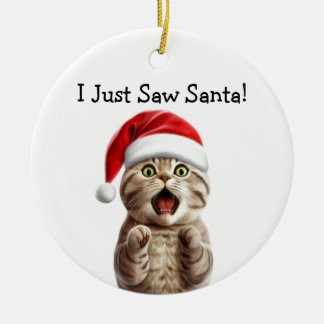 De Cerâmica Ornamento por gatos festivos