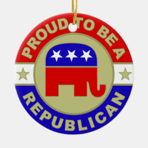 De Cerâmica Ornamento republicano orgulhoso