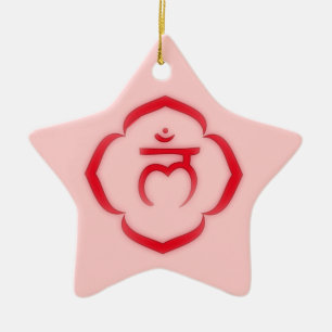 De Cerâmica Ornamento Root Chakra