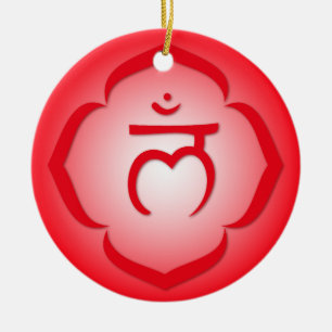 De Cerâmica Ornamento Root Chakra II
