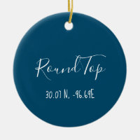 Ornamento Round Top Texas
