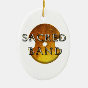 De Cerâmica Ornamento sagrado do logotipo da banda