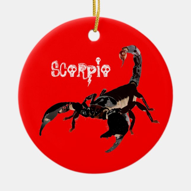 De Cerâmica Ornamento Skorpion (Frente)