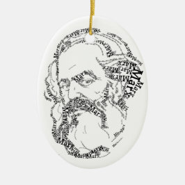 De Cerâmica Ornamento Socialista Karl Marx