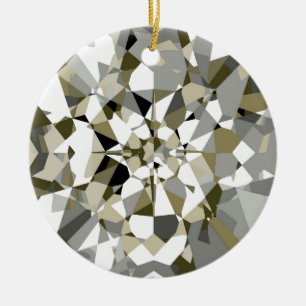 De Cerâmica Ornamento Sparkling do diamante