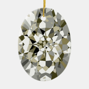 De Cerâmica Ornamento Sparkling do diamante