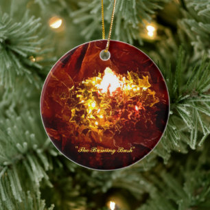 De Cerâmica Ornamento "The Burning Bush"