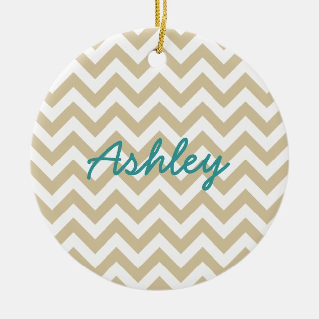De Cerâmica Ornamento Trendy Chevron (Frente)