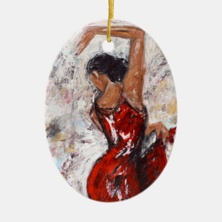 De Cerâmica Ornamento "Vamos Twirl"