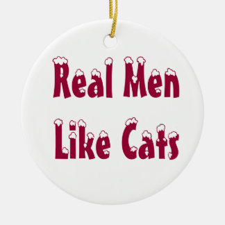 De Cerâmica Os homens reais gostam do ornamento dos gatos