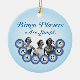 De Cerâmica Os jogadores do Bingo são ornamento simplesmente