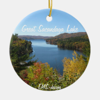 De Cerâmica Outono no ornamento do Adirondacks