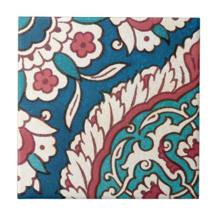 De Cerâmica Padrão Azulejo Azulejo Vermelho Azul