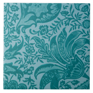 De Cerâmica Padrão indiano (por William Morris) Azulejo cerâmi