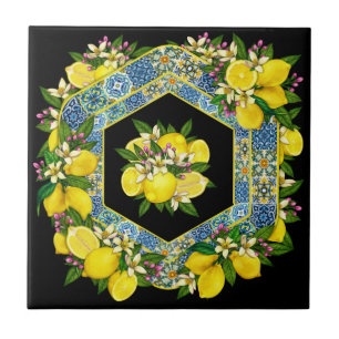 De Cerâmica Padrão mediterrânico revisto 8 Azulejo cerâmico