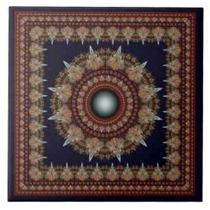 De Cerâmica Padrão oriental fratural azulejo cerâmico