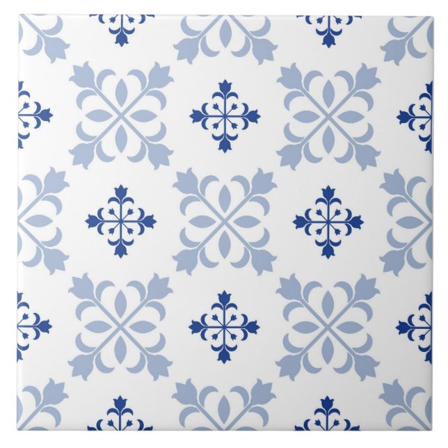 De Cerâmica Padrão perfeito do azulejo Vintage (Frente)