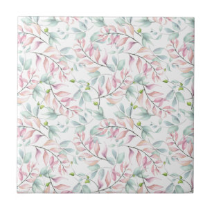 De Cerâmica Pastel Mauve e Sage Dancing deixam Azulejo cerâmi
