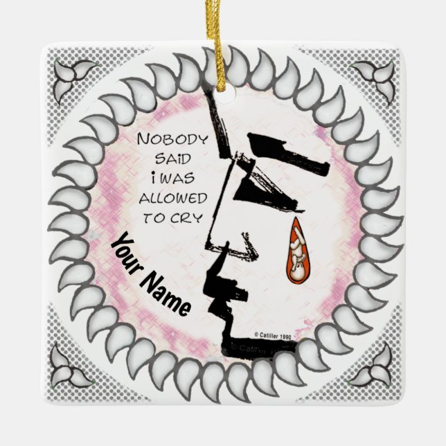 De Cerâmica Perda do Ornamento do Bebê (Frente)