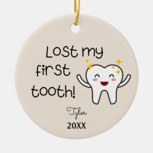 De Cerâmica Perdeu Meu Primeiro Ornamento Dente