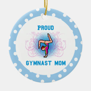 De Cerâmica Personalização da Mãe do Ornamento do Gymnast