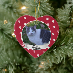 De Cerâmica Pet Paw Imprime Foto Manter O Ornamento Cerâmico