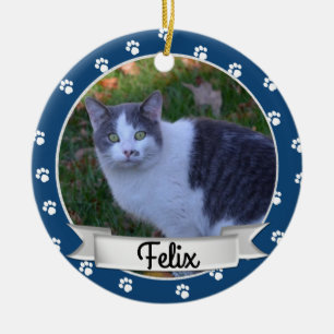 De Cerâmica Pet Paw Imprime Foto Manter O Ornamento Cerâmico