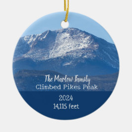 De Cerâmica Pikes Pico Personalizar Ornamento
