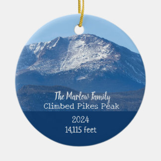 De Cerâmica Pikes Pico Personalizar Ornamento