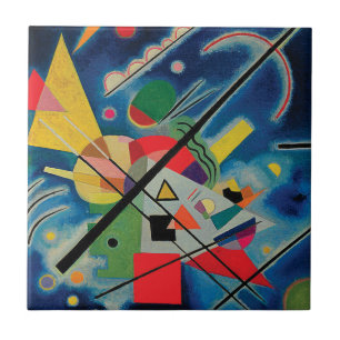 De Cerâmica Pintura azul do Azulejo Wassily Kandinsky