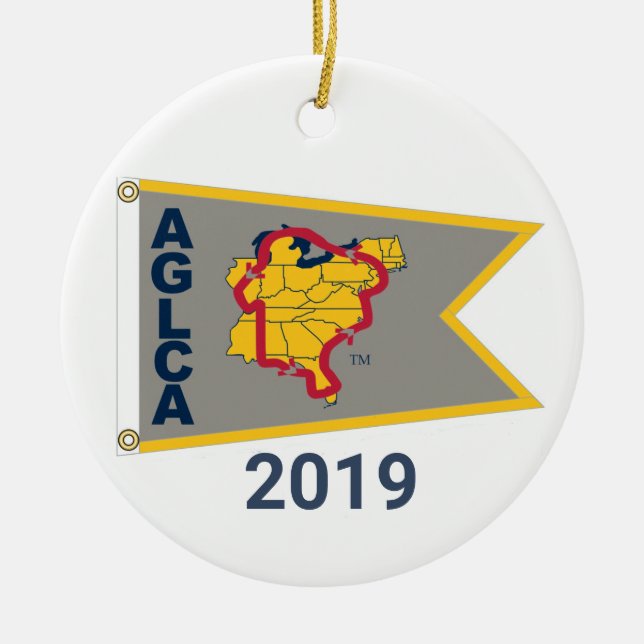 De Cerâmica Platinum Burgee (2019) Ornamento Cerâmico (Frente)