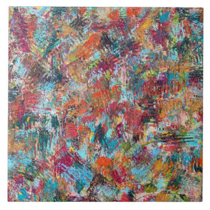 De Cerâmica Plum Crazy 6 x 6 Azulejo cerâmico